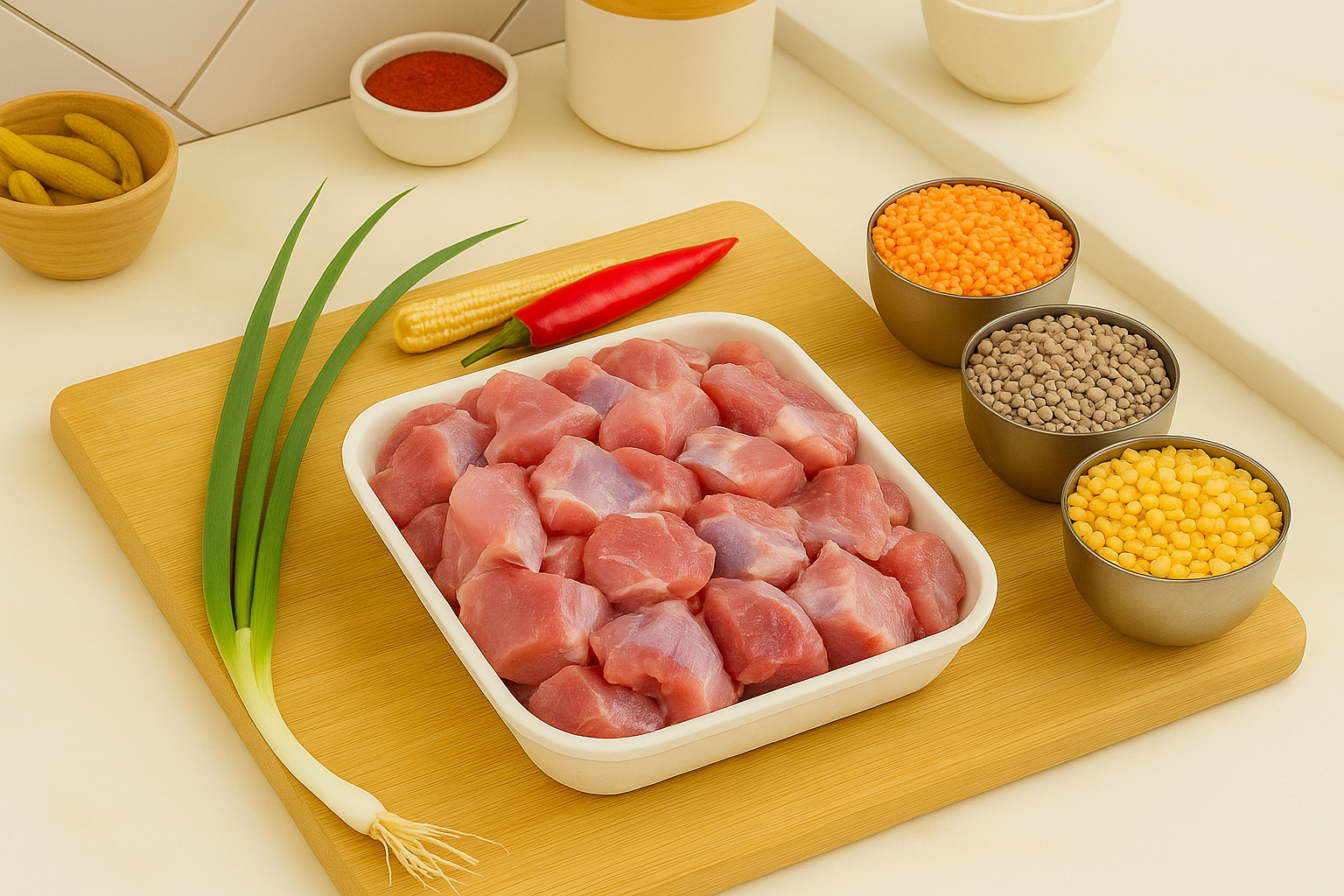 Goat Mutton Boneless (1 kg)