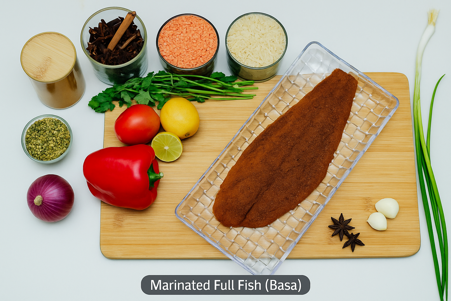 Marinated Full Fish(Basa) (1 kg)