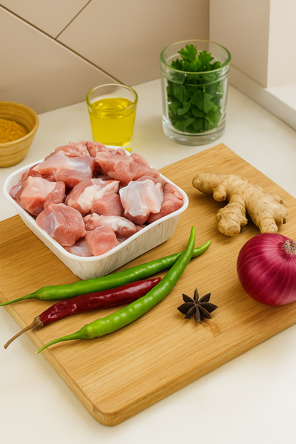 Goat Mutton Boneless (500 g)