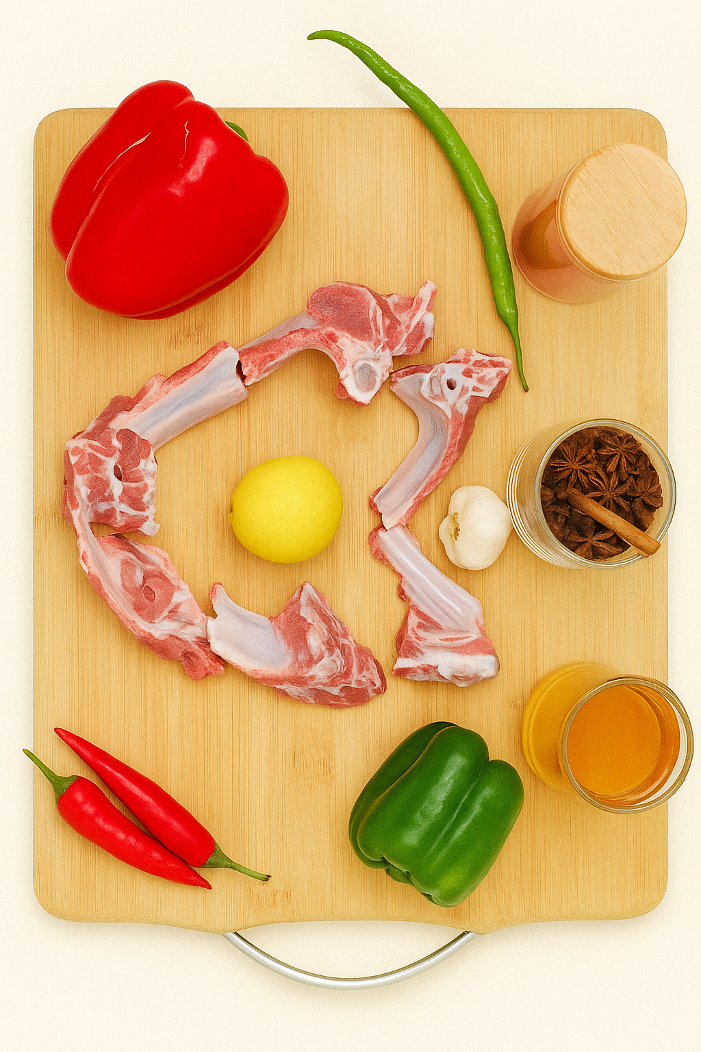 Mutton double choop (1 kg)